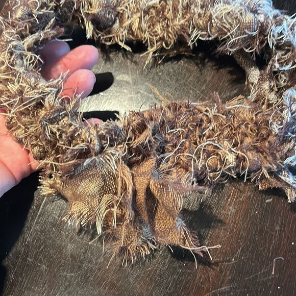 Handcrafted stretch raw edge animal print raw edge headband hatband mix browns main image 8